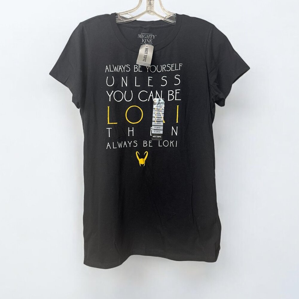 NWT Hot Topic Women's Marvel Always Be Lowki Verb‎ T Size XL